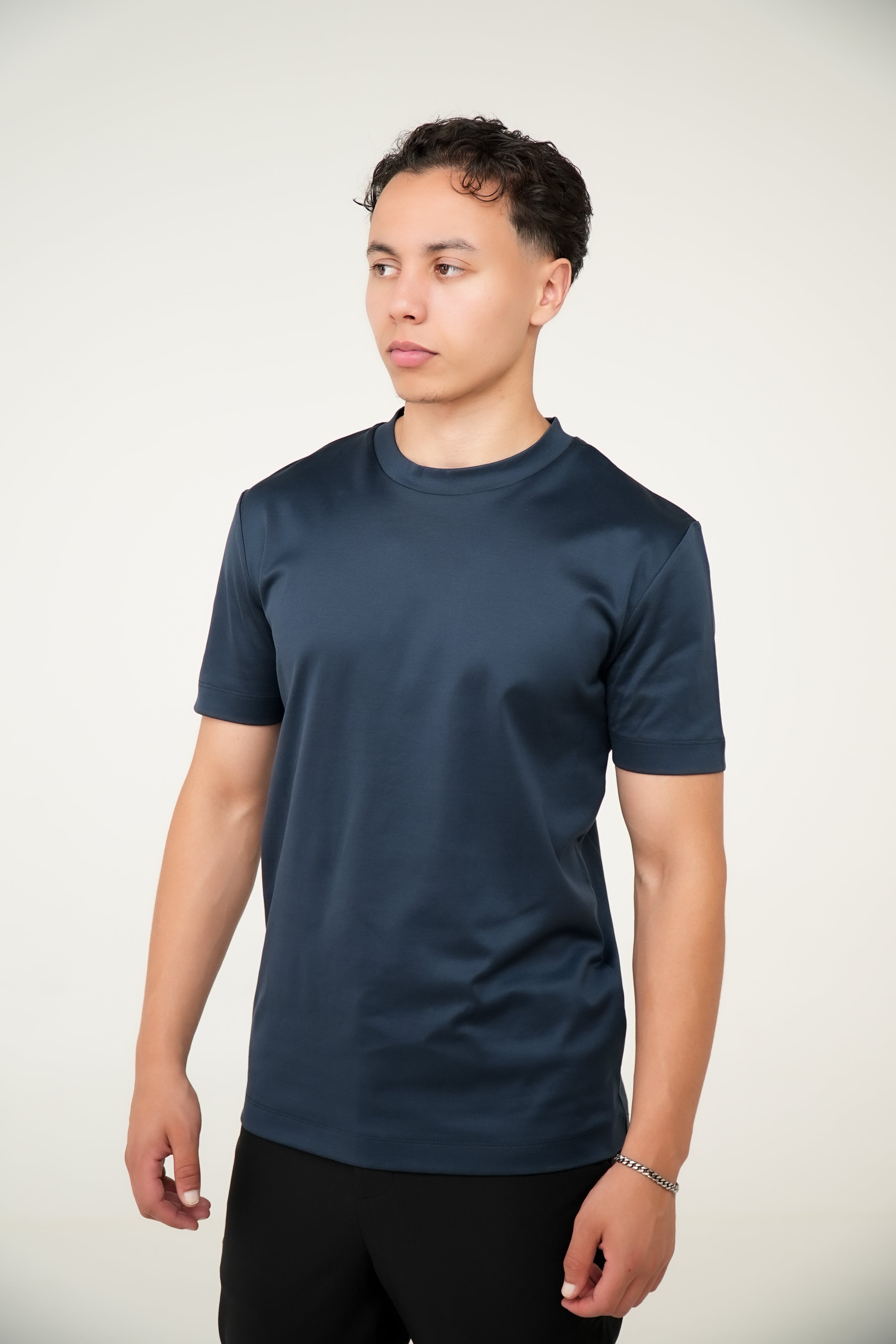 Suavé Het iconische T-shirt Middernachtblauw