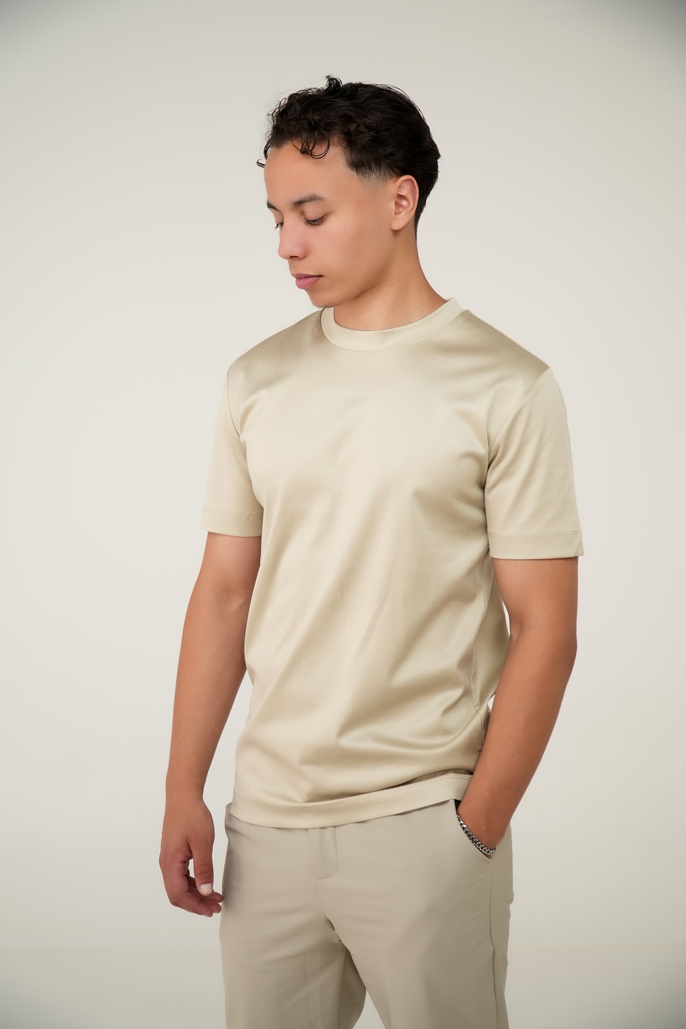 Suavé The Iconic T-shirt Linnen Crème