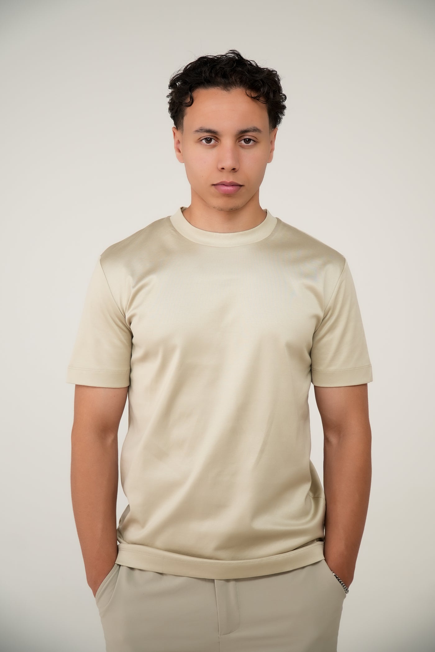 Suavé The Iconic T-shirt Linnen Crème