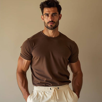 Suavé Het Iconische T-shirt Mocha Bruin