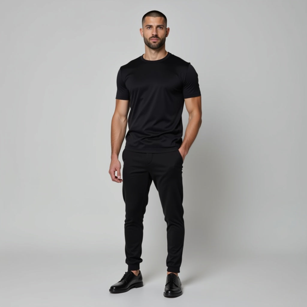 Suavé Het Iconische T-shirt Zwart
